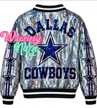 Load image into Gallery viewer, Game Day Statement Sequin Jacket | Choose Your Team
